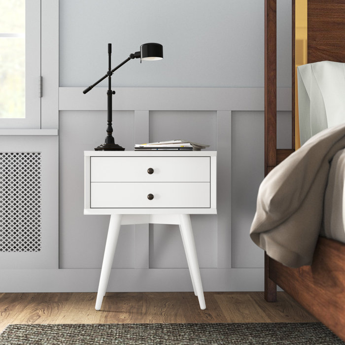 AllModern Grady Solid Wood Nightstand & Reviews Wayfair Canada